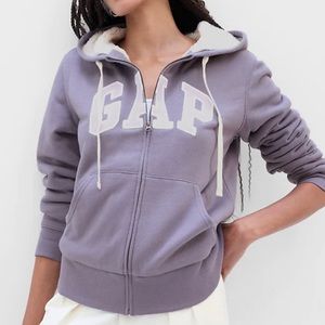 COPY - GAP logo Sherpa-lined Hoodie L